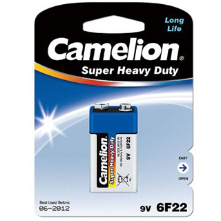 CAMELION Batéria SUPER HD zink-chlorid 9V 1ks 6F22