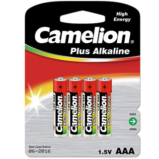 CAMELION Batérie alkalické PLUS AAA 4ks LR03-BP4