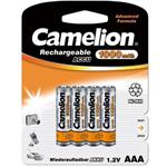 CAMELION Batérie nabíjateľné AAA 4ks NI-MH 1000mAh 17010403