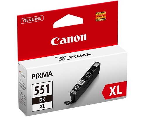 Canon CLI-551BK XL - Vysoká výtěžnost - černá - originál - inkoustový zásobník - pro PIXMA iP8750, 6443B001