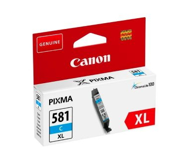 Canon CLI-581C XL - 8.3 ml - velikost XL - azurová - originál - inkoustový zásobník - pro PIXMA TS6 2049C001