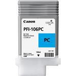 Canon originál ink PFI106PC, photo cyan, 130ml, 6625B001, Canon iPF-6300