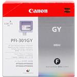 Canon originál ink PFI301GY, grey, 330ml, 1495B001, Canon iPF-8000, 8000S, 9000, 9000S