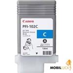 Canon PFI-102 C - 130 ml - azurové barvivo - originál - inkoustový zásobník - pro imagePROGRAF iPF5 0896B001