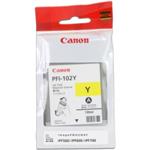 Canon PFI-102 Y - 130 ml - žluté barvivo - originál - inkoustový zásobník - pro imagePROGRAF iPF510 0898B001