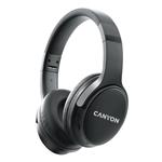 Canyon BTHS-4, OnRiff 4 Bluetooth bezdrôtové slúchadlá, 50 hod výdrž, skladacie, čierne CNS-CBTHS4B