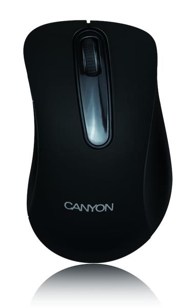 Canyon CNE-CMSW2, Wireless optická myš USB, 800 dpi, 3 tlač, čierna