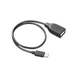 Canyon CNE-USBC4B, 1m kábel USB-C / USB 2.0, 5V 3A, priemer 4.5mm, PVC, čierny