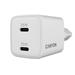 Canyon CU35CC vysokorýchlostná univerzálna nabíjačka do steny 2x USB-C 35W CNS-CUW35CC