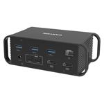 Canyon DS-95, Multiport Docking Station, USB-C vstup, 14 portov, podpora 2 monitorov, 4K, 100W CNS-HDS95ST