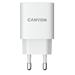 Canyon H-20-02, vysokorýchlostná univerzálna nabíjačka do steny 1xUSB-C, 20W, PD, biela CNE-CHA20W02