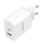 Canyon H-20-03, vysokorýchlostná univerzálna nabíjačka do steny 1xUSB-C, 20W, PD + 1xUSB-A, 18W, QC-3 CNE-CHA20W03