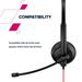 Canyon HS-7, PC Headset, USB/3.5mm jack, pokročilý konferenčný - slúchadla s mikrofónom, ovládanie na kábli, č CNS-HS07B