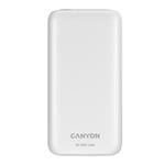 Canyon PB-301, Powerbank, Li-Pol, 30.000 mAh, Vstup 1x USB-C a 1x Micro-USB, výstup: 1x USB-C a 2x USB-A, bi CNE-CPB301W