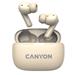 Canyon TWS-10, On Go, 10 ANC, True Wireless Bluetooth slúchadlá do uší, nabíjacia stanica v kazete, béžové CNS-TWS10BG