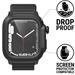 Catalyst puzdro Total Protection Case pre Apple Watch 7 45 mm - Stealth Black CAT45WAT7BLK