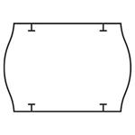 cenovkové etikety 26x18 STAR PRIX - biele (pre etiketovacie kliešte) 1.000 ks/rol.