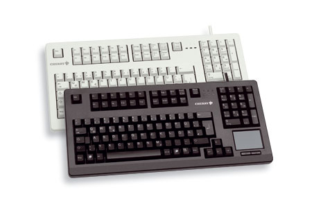 CHERRY TouchBoard G80-11900LUMEU-2 US-English with € black USB