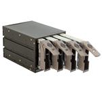 CHIEFTEC interní box do 5,25" pro 4x SAS/SATA HDD,černý, hot-swap, ALU SST-3141SAS
