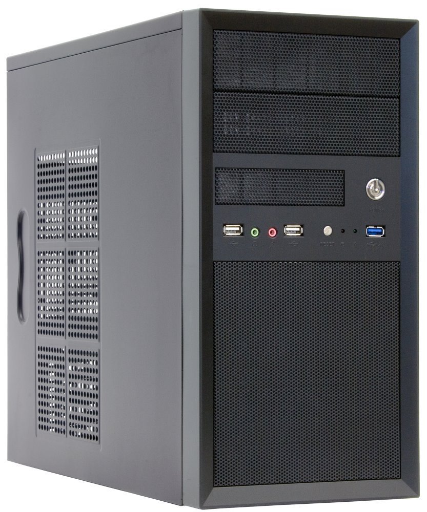 CHIEFTEC MiniT CT-01B, mATX, 350W ATX zdroj, černý CT-01B-350GPB