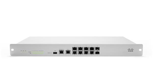 Cisco Meraki MX250 Cloud Managed - Bezpečnostní zařízení - GigE k upevnění na regál MX250-HW