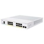 Cisco switch CBS250-16P-2G, 16xGbE RJ45, 2xSFP, fanless, PoE+, 120W - REFRESH CBS250-16P-2G-EU-RF
