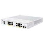 Cisco switch CBS250-16P-2G-UK, 16xGbE RJ45, 2xSFP, fanless, PoE+, 120W - REFRESH CBS250-16P-2G-UK-RF