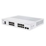 Cisco switch CBS250-16T-2G, 16xGbE RJ45, 2xSFP, fanless - REFRESH CBS250-16T-2G-EU-RF