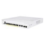 Cisco switch CBS250-8PP-E-2G, 8xGbE RJ45, 2xRJ45/SFP combo, fanless, PoE+, 45W - REFRESH CBS250-8PP-E-2G-EU-RF