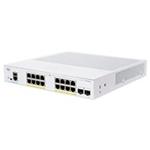 Cisco switch CBS350-16FP-2G, 16xGbE RJ45, 2xSFP, fanless, PoE+, 240W - REFRESH CBS350-16FP-2G-EU-RF