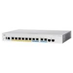 Cisco switch CBS350-8MGP-2X-EU, 6xGbE + 2x2.5GbE, 2xMultigigabit/SFP+, fanless, 124 W - REFRESH CBS350-8MGP-2X-EU-RF