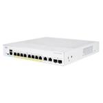 Cisco switch CBS350-8P-2G, 8xGbE RJ45, 2xGbE RJ45/SFP, fanless, PoE+, 67W - REFRESH CBS350-8P-2G-EU-RF