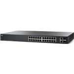 Cisco switch SF220-24-RF, 24x10/100, 2xGbE SFP/RJ-45, REFRESH SF220-24-K9-EU-RF