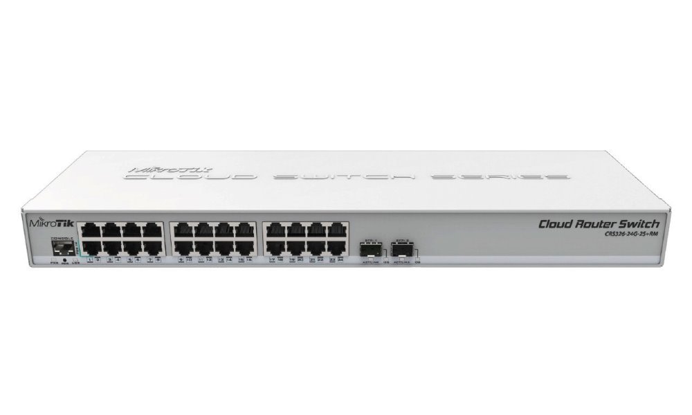 Cloud Router Switch 326-24G-2S+RM with 800 MHz CPU, Cloud Router Switch 326-24G-2S+RM with 800 MHz CRS326-24G-2S+RM