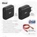 Club3D cestovní nabíječka 100W GAN technologie, USB-IF TID certified, USB Type-C, Power Delivery(PD) 3.0 Supp CAC-1908EU