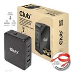 Club3D cestovní nabíječka 140W GaN technologie, 3xUSB-A, 1xUSB-C, PPS + PD 3.1 Support CAC-1917