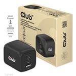 Club3D cestovní nabíječka 65W GAN technologie, 3 porty (2xUSB-C + USB-A), Power Delivery(PD) 3.0 Support CAC-1913EU