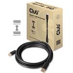 Club3D Kabel DisplayPort 1.4 HBR3, 8K60Hz (M/M), černé koncovky, 4m CAC-1069B