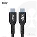 Club3D kabel USB-C, Data 480Mb,PD 240W(48V/5A) EPR M/M 2m CAC-1573