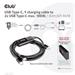 Club3D nabíjecí kabel USB Type-C, Y charging cable to 2x USB Type-C max. 100W, 1.83m/6ft M/M CAC-1527