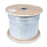 CNS kabel S/FTP, Cat6A, drát, Eca, LSOH, cievka 305m - šedá CNS-SLDF6AL-305-GR