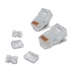 CNS konektor RJ45-8p8c,50µ" Au, lanko, skladaný, Cat6, (100ks) PL6788