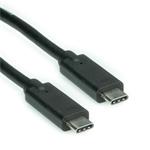 CNS USB 3.1 kábel, Gen2 10Gbps, full pin, C/male - C/male, 0,5m, čierny CAB-USB31-CMCM-05BK