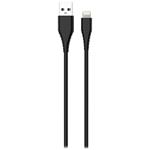 Colorway Datový Kabel USB/ Apple Lightning/ 2.4A/ 1m/ PVC/ Černý CW-CBUL024-BK