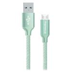 Colorway Datový Kabel Usb / Micro Usb/ 1m/ 2.1A/ Mint CW-CBUM002-MT