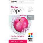 COLORWAY fotopapier/ premium high glossy 255g/m2, 10x15/ 50 kusov PSG2550504R