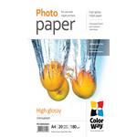 COLORWAY fotopapír/ high glossy 180g/m2, A4/ 20 kusů PG180020A4