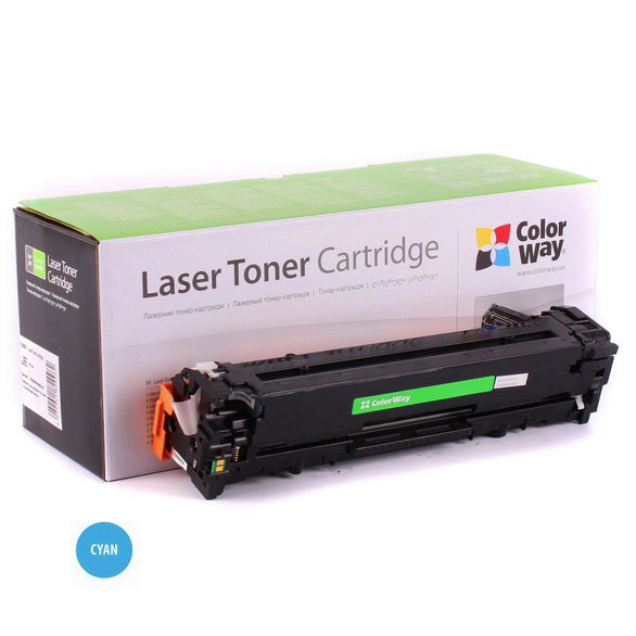 COLORWAY kompatibilní toner pro HP CB541A/ Modrý/ 1 400 stran CW-H541CEU