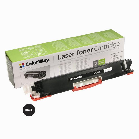 COLORWAY kompatibilní toner pro HP CE310A/ Černý/ 1 500 stran CW-H310BKEU