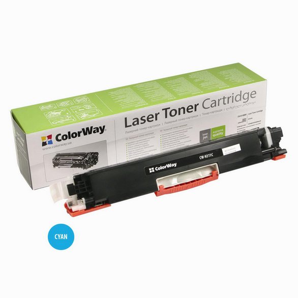 COLORWAY kompatibilní toner pro HP CE311A/ Modrý/ 1 000 stran CW-H311CEU